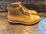 Alden x O & D Jumper Boot in Oiled Tan Smooth Chamois Leather with Commando Sole