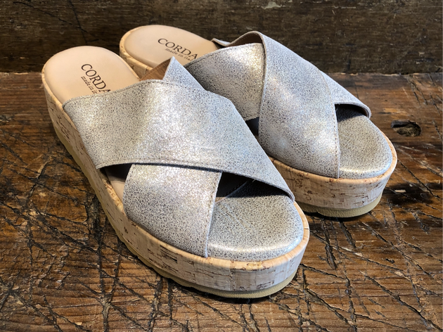 CORDANI KALI PLATFORM SANDAL IN GRANITO CORDA