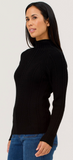 KRIMSON KLOVER WOMEN'S SKI WEAR LYDIA MOCK-NECK IN BLACK