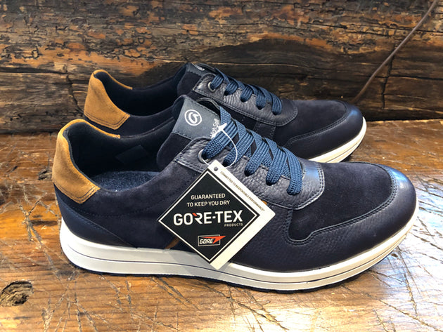 ara Men's Maverick Gore-Tex Sneaker in Blue