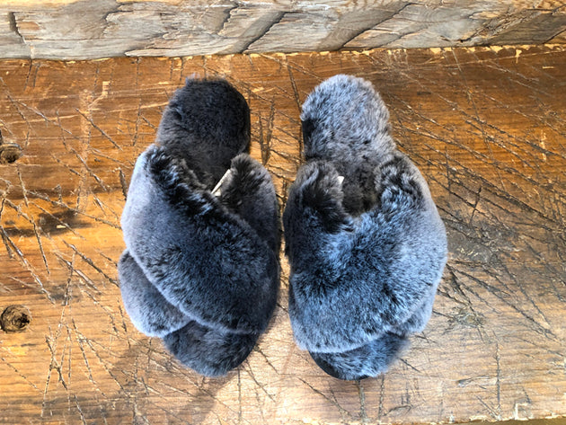 Emu best sale black slippers