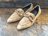 CORDANI MIRIAM LOAFER WITH SUEDE ORNAMENT IN CUOIO SUEDE