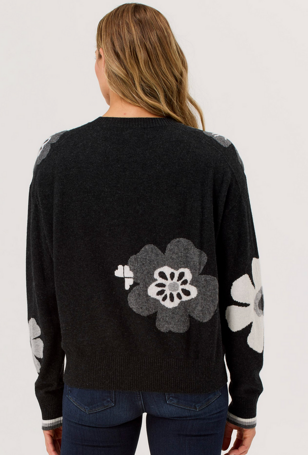 KRIMSON KLOVER WOMEN'S SKI WEAR POPPY SWEATER IN BLACK