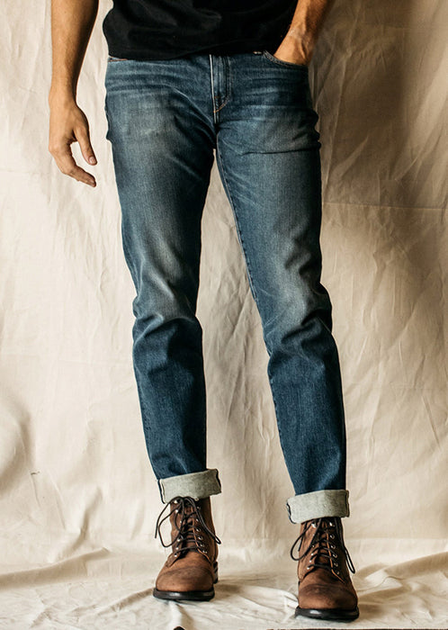 Stretch Selvedge Slim-Fit Jeans