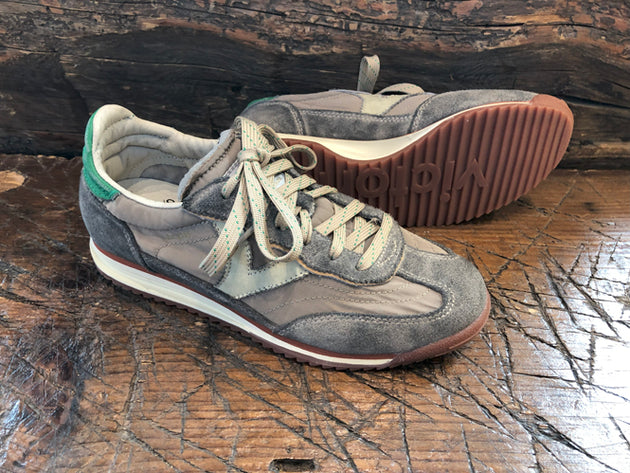 VICTORIA WOMEN'S RETRO DISTRESSED LIGHTWEIGHT SNEAKER IN TAUPE