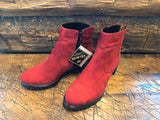 ara WOMEN'S ROSELLE BOOT IN RED WITH GORE-TEX