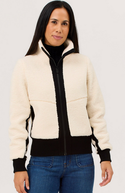 KRIMSON KLOWER WOMEN'S SKI WEAR STEVIE FLEECE JACKET IN NATURAL