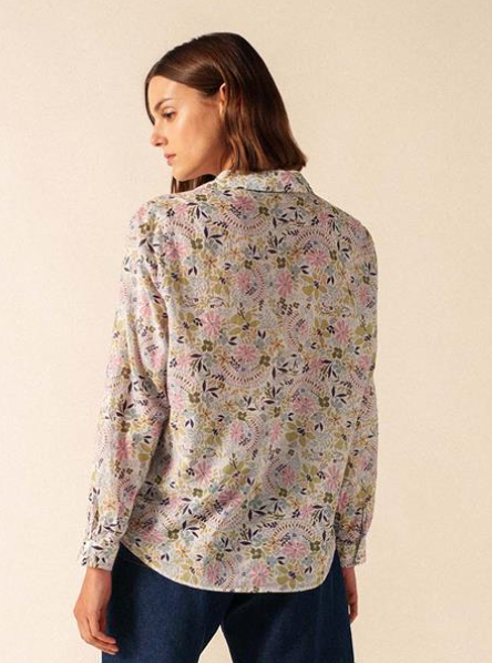 SAINT JAMES OF FRANCE WOMEN'S JEANNE FLORAL PRINT BLOUSE