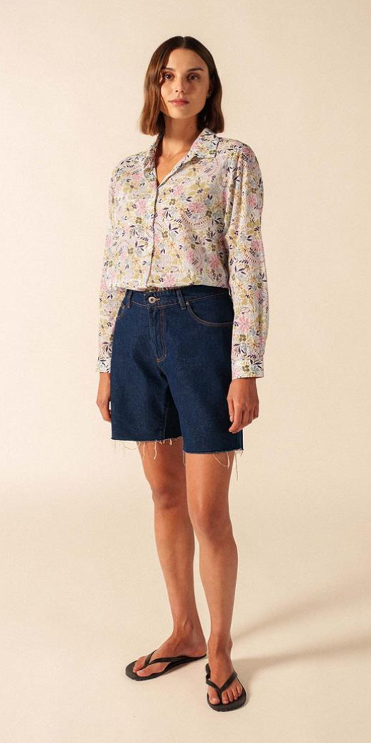 SAINT JAMES OF FRANCE WOMEN'S JEANNE FLORAL PRINT BLOUSE