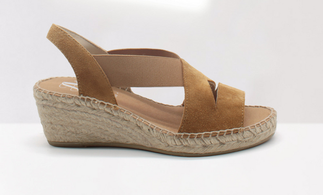 JUNCAL AGUIRRE WOMEN'S ELARA LEATHER ESPADRILLES IN DESERT
