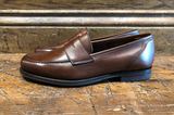 Crockett & Jones Harvard 2 Unlined Penny in Walnut Milled Calf with City Sole