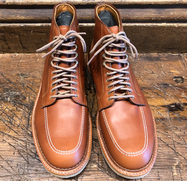 Alden x O & D Indy Boot in Tan Michigan Calf with Wedge Sole