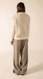 SAINT JAMES OF FRANCE CIBOURE ECUME (BEIGE) SWEATER VEST