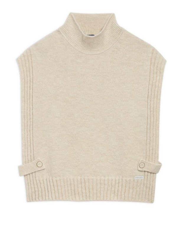 SAINT JAMES OF FRANCE CIBOURE ECUME (BEIGE) SWEATER VEST