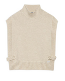 SAINT JAMES OF FRANCE CIBOURE ECUME (BEIGE) SWEATER VEST