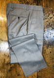 Samuelsohn Super 110's Wool Serge Trouser in Mid Tan