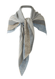 KINROSS CHECKED OUT PRINT SCARF