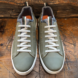 Martin Dingman Cameron Slip-On Sneaker in Olive Water-Repellent Nubuck