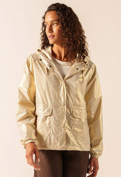 SAINT JAMES OF FRANCE WOMEN'S STE IRIS LIGHT-WEIGHT JACKET IN SABLE COLOR