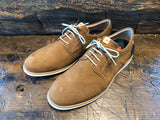 FLUCHOS TAYLOR TIE IN TAN NUBUCK