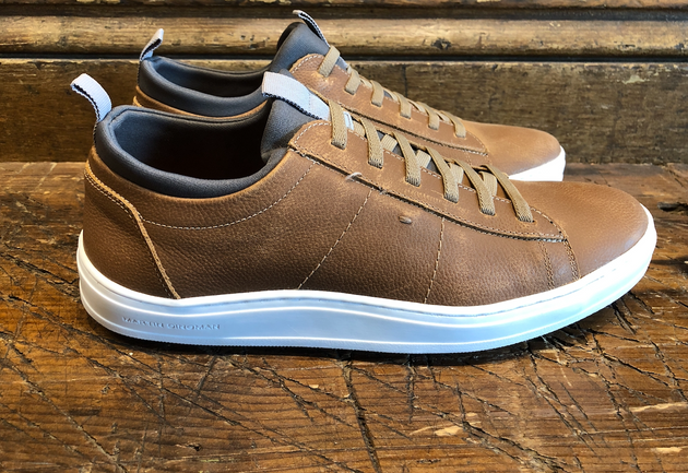 MARTIN DINGMAN CAMERON SLIP-ON SNEAKER IN OLD SADDLE LEATHER