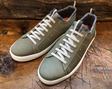 Martin Dingman Cameron Slip-On Sneaker in Olive Water-Repellent Nubuck