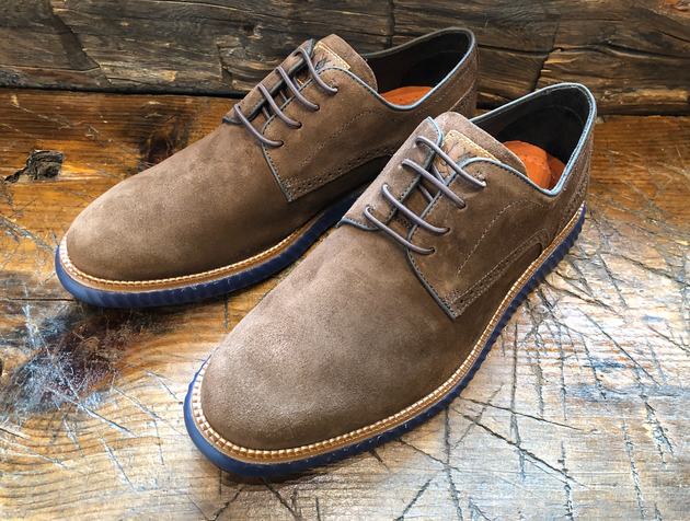 Martin Dingman CountryAire Plain Toe in Briar Brown with Elastic Non-Tie Laces