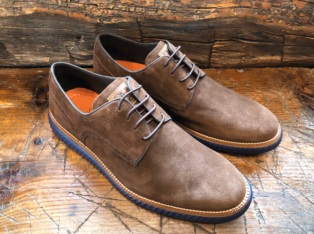 Martin Dingman CountryAire Plain Toe in Briar Brown with Elastic Non-Tie Laces