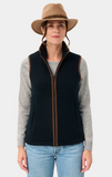 ALAN PAINE LADIES AYLSHAM FLEECE WAISTCOAT IN DARK NAVY