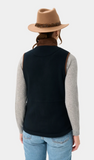 ALAN PAINE LADIES AYLSHAM FLEECE WAISTCOAT IN DARK NAVY