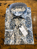 Mirto Long Sleeve Sport Shirt with Paisley Pattern