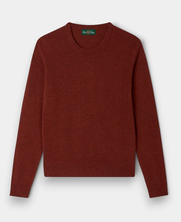ALAN PAINE LADIES IVY CREW NECK SWEATER IN AUTUMN