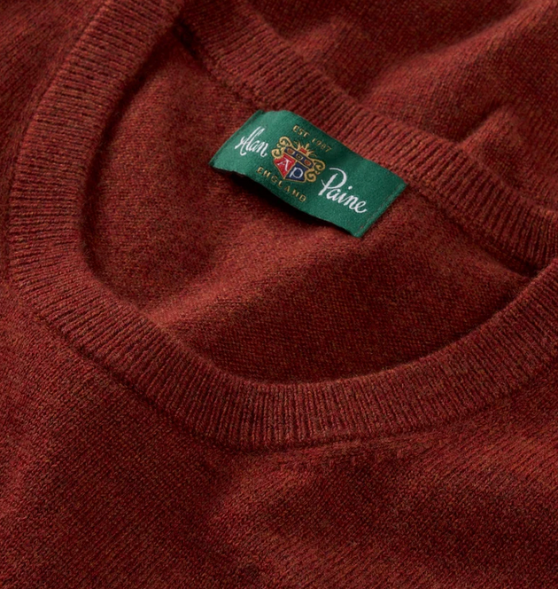 ALAN PAINE LADIES IVY CREW NECK SWEATER IN AUTUMN