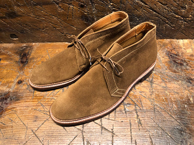 Alden Unlined Snuff Suede Chukka Boot with Flex Sole