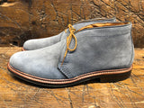 Alden Leather-Lined Chukka in Smoke Suede