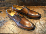 Mezlan Coventry Moc-Toe in Cognac Burnished Calf