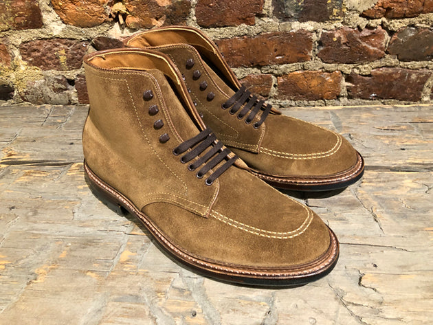 Alden Indy Boot with Commando Sole in Snuff Suede