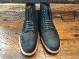 Alden x O & D Plain Toe Boot in Oiled Earth Reverse Chamois Leather