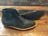 Alden x O & D Plain Toe Boot in Oiled Earth Reverse Chamois Leather
