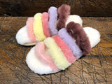 EMU AUSTRALIA WOMEN'S MANNIKIN MULTI COLORED SHEEPSKIN SLIPPER