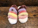 EMU AUSTRALIA WOMEN'S MANNIKIN MULTI COLORED SHEEPSKIN SLIPPER