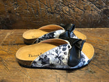THINK WOMEN'S MOE FLORAL PRINT SANDAL WITH BOW IN GRINGO KOMBI