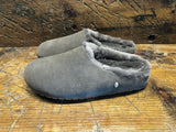EMU AUSTRALIA WOMEN'S MONCH SLIPPER IN CHARCOAL WITH A CORK FOOTBED