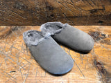 EMU AUSTRALIA WOMEN'S MONCH SLIPPER IN CHARCOAL WITH A CORK FOOTBED