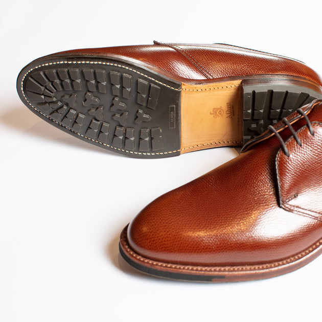 Alden Alpine Grain Plain Toe Blucher with Commando Sole