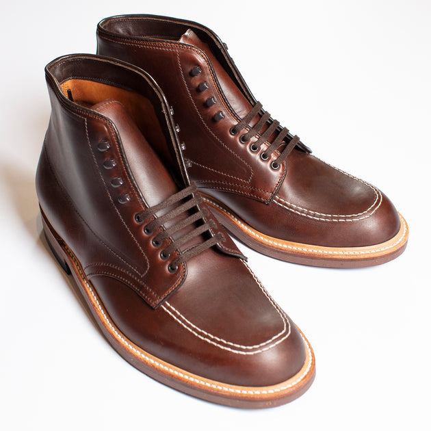 Alden Indy Boot in Brown Pull-Up Leather